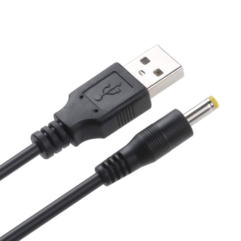 TENINYU USB 2.0 A Male to DC 4.0x1.7mm 5 Volt 24AWG DC Barrel Jack Power Cable 3FT (Max 2.5 Ampere Power Cable, Center PIN Positive), 2Pack - Image 3
